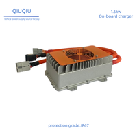 Chargeur embarqué pour moto électrique de haute qualité 1,5 kW avec écran LED pour batteries Li-ion et LFP, prise standard UK/Brésil