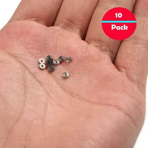 10 ชิ้น/เซ็ตใหม่ 681ZZ ตลับลูกปืนขนาดเล็กโลหะเปิดไมโครแบริ่ง 1x3x1 มม. - Product Image 6