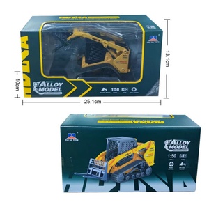 Miniatura de Vehículo de Plástico, Camioneta de Construcción Sanjoyo SJY-1706 1/50, Camión de Ingeniería con Cargador de Ruedas de Metal Fundido a Presión, Juguetes - Product Image 6