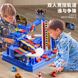 Circuit de course Super Formula 20x20x20cm avec stockage d'énergie et rebond, aire de jeux intérieure pour enfants - Product Image 2