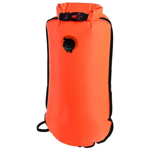 Customized Durable Nylon TPU Open Water Swim Buoy High Visibility Swim Bubble for Snorkeling Speed Boats Jet Skis