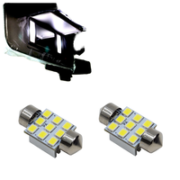 PA-HYUGA Neue 31mm 2835 LED Warmweiß 9SMD 6000K Soffittenlampe für Fahrzeuginnenraum Aluminium Universelle Passform 1 Jahr Garantie