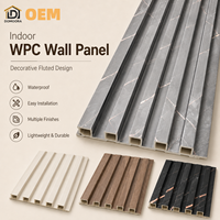 Panel de Revestimiento de Pared Resistente al Fuego Contemporáneo, Panel Decorativo para Paredes de Oficina, para Proyectos de Construcción de Interiores