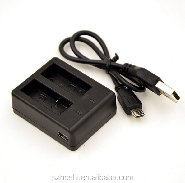 2023 Latest Hight Quality Battery Dual Charger USB Cable for SJ4000 SJ5000 Action Cameras