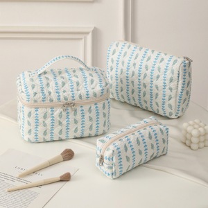 Đơn giản công suất lớn xách tay trang điểm túi cho các chuyến đi kinh doanh đồ dùng cá nhân Túi cho cô gái ba mảnh lưu trữ túi thiết lập - Product Image 4