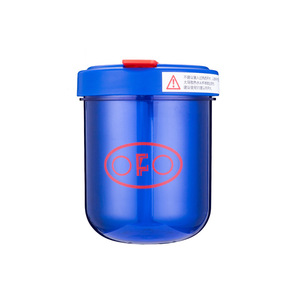 Plastic Drinkware Cup Water Bottle 200Ml Portable For Students Back To School Solid Color With Lid And Straw - Product Image 3