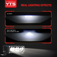 Feux de calandre LED LANSEKO YT5 à faisceau haut et bas 105W 6200Lx 3 LED Laser Bi-LED Projecteur Lentille Feu de travail antibrouillard Lumière auxiliaire externe