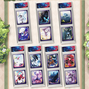 Vente en gros : Cartes de collection en acrylique et cristal, design tendance, avec tampons métalliques Eif Baby <span class=keywords><strong>Kado</strong></span> chinois, en blister, boîte mystère, cadeau - Product Image 4