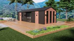 Sistema de conexión modular magnética para juntas de panel electromagnético de montaje sin herramientas para refugio solar transparente Villa Steel - Product Image 3