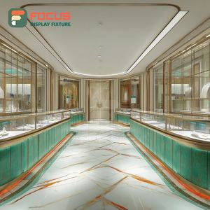 Vitrina de Joyería de Lujo de Alta Gama con Panel de Vidrio Templado, Mostrador de Exhibición para Espacios de Boutique - Product Image 3