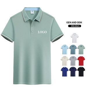 เสื้อโปโลคุณภาพสูงสั่งทำขายส่ง ดีไซน์ใหม่ สำหรับใส่ทำงานหรือพักผ่อน ป้องกันขนร่วง ระบายอากาศได้ดี สวมใส่สบาย - Product Image 1