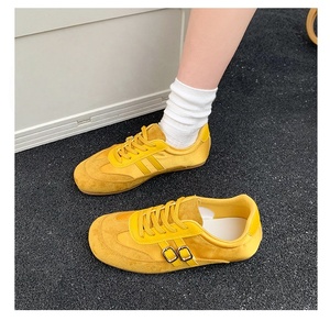 รองเท้าผ้าใบแฟชั่นสไตล์วินเทจ ดีไซน์เยอรมัน สำหรับผู้หญิง รุ่นใหม่ประจำฤดูร้อนปี 2025 ระบายอากาศได้ดี พื้นนุ่ม - Product Image 4