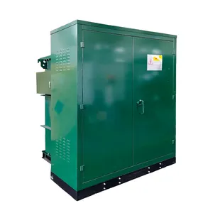 IEC60076 standard da 34,5kv a 277v 75kva 100kva vanga a 4 fori/distribuzione a forcella a 8 fori trasformatore trifase montato su pad