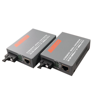 ตัวแปลงสัญญาณออปติคกิกะบิตขายดี RJ45 A/B ตัวแปลงออปติคเน็ตลิงค์ โหมดเดี่ยว 10/100/1000M 20KM ตัวแปลงสัญญาณไฟเบอร์ - Product Image 1