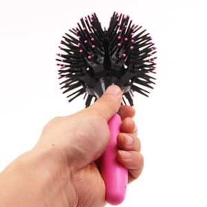 3D Spherical Salon Round Bomb Curl Styling Hair Curling Tool Peigne de massage à huit broches <span class=keywords><strong>pour</strong></span> hommes femmes - Product Image 2
