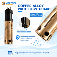 Sonde de surveillance de la conductivité et de la salinité de l'eau de mer MPS-400B, capteur multiparamètre autonettoyant avec protection en alliage de cuivre