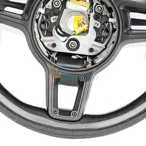 Volante de fibra de carbono de <span class=keywords><strong>precio</strong></span> al por mayor de fábrica para Porsche Macan Panamera <span class=keywords><strong>Cayman</strong></span> Boxster 718 991 911 Cayenne Upgrade - Product Image 6