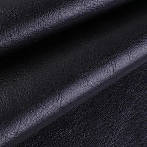 Usine directe 0.5mm PVC noir texturé tapisserie d'ameublement <span class=keywords><strong>canapé</strong></span> réparation artificielle Faux <span class=keywords><strong>cuir</strong></span> synthétique matériel fournitures pour canapés - Product Image 2