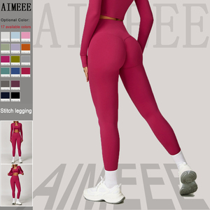 Ropa de gimnasia para mujer, pantalones de Yoga con glúteos, ropa activa, mallas de entrenamiento de cintura alta para mujer - Product Image 1