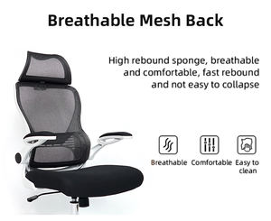 Silla con Respaldo Alto Ergonómica para <span class=keywords><strong>Oficina</strong></span>, Silla de Diseño Moderno con <span class=keywords><strong>Material</strong></span> de Malla, Kabel - Product Image 6