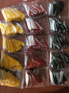 Bất tự nhiên cánh bắn cung mũi tên lông fletching cánh gà tây lông cho DIY bắn cung săn bắn mục tiêu chụp mũi tên phụ kiện - Product Image 3