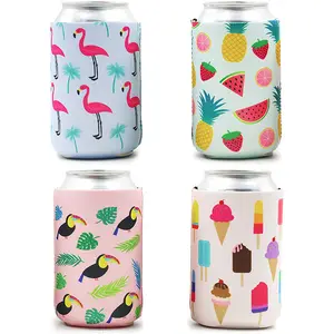 BSBH Hotsale Koozies with Logo Neoprene Can Cooler Sleeves for Party Soda Wine Beer Drinking Coffee Can Cover Cooler Holder