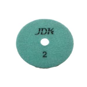 Tampon de <span class=keywords><strong>polissage</strong></span> flexible JDK 4 pouces 3 étapes pour utilisation humide et sèche sur sols, granit, quartz, marbre, pierre d'ingénierie, personnalisable OEM 100 MM - Product Image 2