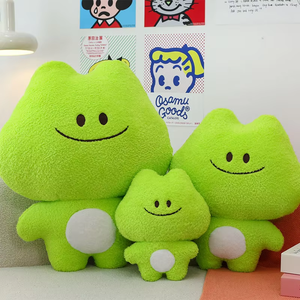 Peluche <span class=keywords><strong>Verde</strong></span> a Forma di Piccolo Rana, Simpatico Giocattolo in Peluche <span class=keywords><strong>Verde</strong></span> a Forma di Animale, Regalo Ideale per <span class=keywords><strong>la</strong></span> Casa per Bambini e Bambine - Product Image 2