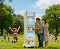 Machine à grue pour chiens coquins de style moderne, structure métallique, distributeur de jouets à monnayeur, garantie 1 an pour les lieux de loisirs, version anglaise