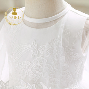 FSMKTZ vestido de encaje de satén Floral <span class=keywords><strong>para</strong></span> <span class=keywords><strong>niñas</strong></span> AL181XZ vestido de princesa <span class=keywords><strong>para</strong></span> el primer cumpleaños del bebé Formal cuello redondo Maxi Mini <span class=keywords><strong>para</strong></span> primavera - Product Image 5
