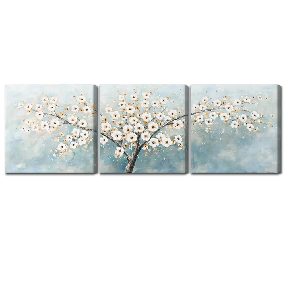Wholesale Home Decor Modern Artwork Natural Scenery Tree Canvas Printing Wall Art Painting