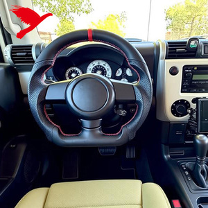 Accessoires intérieurs de voiture, volant en cuir microfibre de remplacement pour Toyota FJ <span class=keywords><strong>Cruiser</strong></span> 2006-2022 - Product Image 2