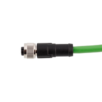 Câble d'alimentation M12 personnalisé mâle à femelle IP67 étanche personnalisé 2 3 4 5 6 8 12 17 broches capteur M12 4 broches connecteur 8 broches câble M12