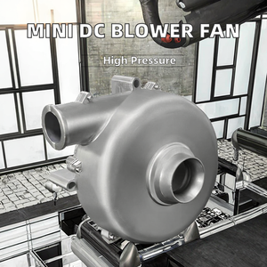 Mini Ventilador Turbo DC de Aluminio a Prueba de Agua, Alta Presión 18.6kpa 24V DC con Aspas de Plástico, Compatible con OEM - Product Image 2