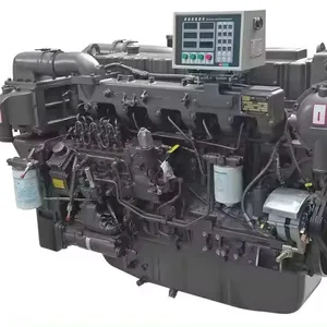 Mesin Konstruksi mesin pendingin air 176 kw75KW 92kw 130KW 126hp 125hp mesin diesel rakitan untuk yuchai YC6MK240L-C22