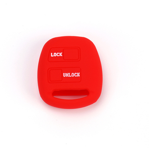 Múltiples opciones de color suave al tacto protector de silicona inteligente 3 botones cubierta de llave de coche - Product Image 6