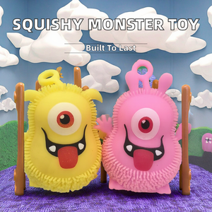 Juguete Sensorial de Peluche con Cara Divertida y Pelo Abundante - 4 Estilos, Material TPR, para Niños de 5 a 7 Años, Marca Cy - Product Image 5