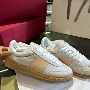 Zapatos de Plataforma con Cordones y Diseño a Cuadros, de Cuero Genuino de Marca Original, para Caminar, Casuales, Modernos, Transpirables - Product Image 4