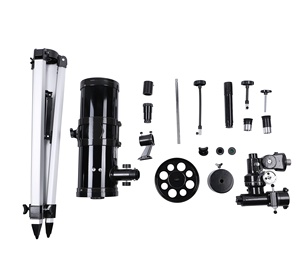 L1000114 K Oculaire <span class=keywords><strong>Lentille</strong></span> <span class=keywords><strong>Barlow</strong></span> 6x30 Télescope <span class=keywords><strong>de</strong></span> visée Trépied en acier inoxydable Monture AZ Réflecteur professionnel Télescope astronomique - Product Image 2