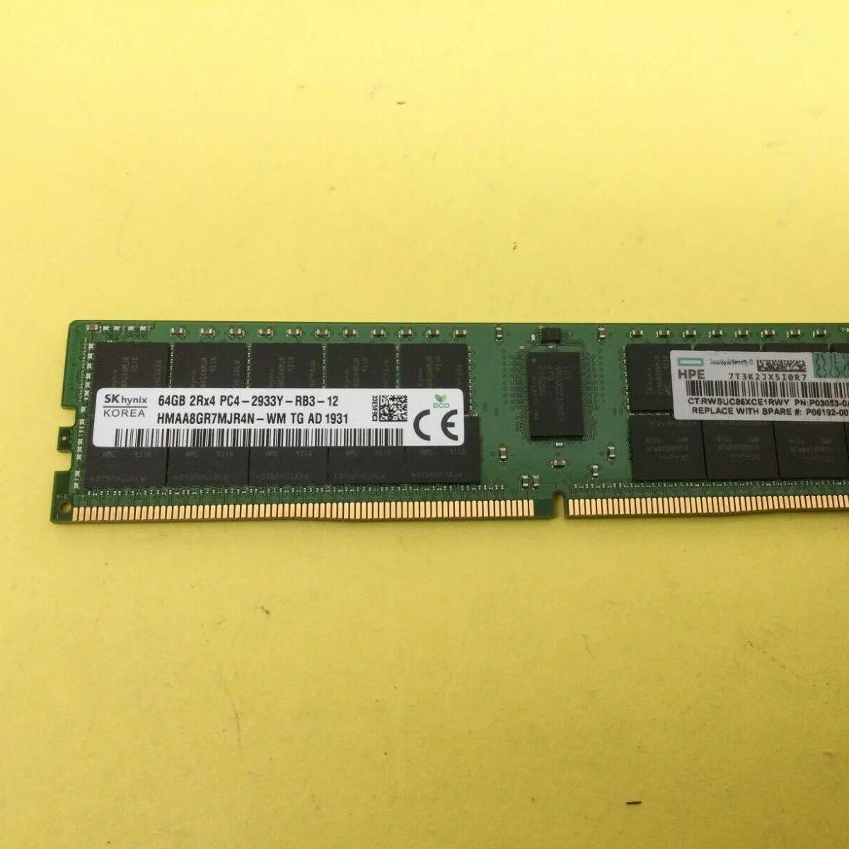 Original 1x 32GB G10 DDR4-2933 RDIMM DDR4 32GB Ram P11770-001