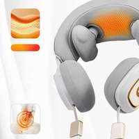 Weicher Ring-Nackenmassagegerät mit Wärmefunktion, 40dB Leiser Bürstenloser Motor, 20 Tage Akkulaufzeit, Tiefengewebeentlastung, Vibrationsmassage für das Büro