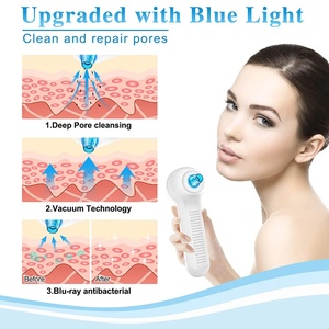 Écran LCD et Brosse nettoyante faciale rechargeable pour le nettoyage en profondeur des pores, aspirateur anti-points noirs - Product Image 4