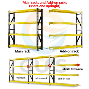 Guci Sản Xuất Nhiệm Vụ Nặng Nề Có Thể Điều Chỉnh Thép Nhà Để Xe Lưu Trữ Giá Công Nghiệp Giá <span class=keywords><strong>Pallet</strong></span> Kệ Cho Kho Xếp Chồng Kim Loại - Product Image 4