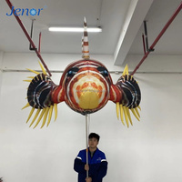 Structure gonflable de support pour défilés, thème poisson et vie marine, pour événements publicitaires extérieurs et décoration de scène gonflable
