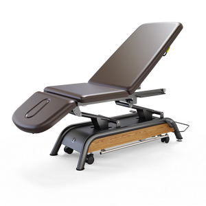 Mesa de tratamiento eléctrica Premium Milton Cabell <span class=keywords><strong>para</strong></span> <span class=keywords><strong>fisioterapia</strong></span>, reposabrazos ajustable, orificio de respiración, sistema de Control sin caminar - Product Image 5