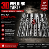 Plateforme de soudage 3D sur mesure de grande taille, table de soudage modulaire à haute capacité de charge pour la construction et le soudage de l'acier