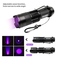 Mini UV 395nm lumière LED lampe de poche ultraviolet calmar gabarit crochet dur appât supplément pêche leurre détecteur outils