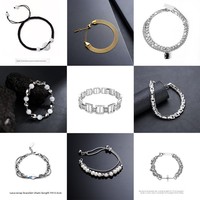 Bracelet unisexe en acier inoxydable, polyvalent, haut de gamme, tendance, simple, rétro, hip-hop, bracelet de mode, adapté aux cadeaux de vacances