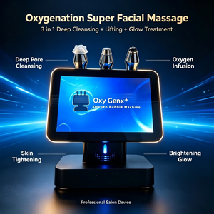 Máquina Facial de Oxígeno 3 en 1 Oxy Genx+, Lifting Facial con Radiofrecuencia, Limpieza Profunda Ultrasónica, Rejuvenecimiento Facial, Máquina de Belleza para Salón - Product Image 4