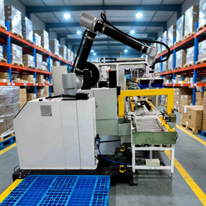 Automatic Low Level Mechanical Bulk Push Type Palletizer for Carton Boxes <b>Bags</b> Automatic Palletizer/Robot Stacker - Product Image 1